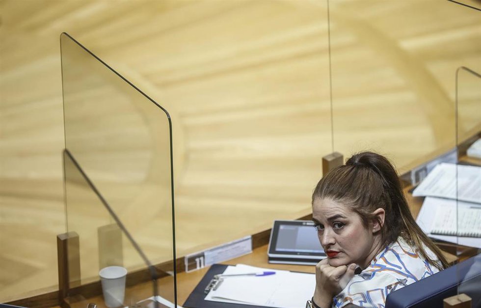 Archivo - La consellera de Agricultura en el gobierno valenciano, Mireia Mollá, durante una sesión de control