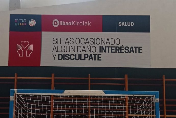 Mensajes con valores en las canchas de Bilbao