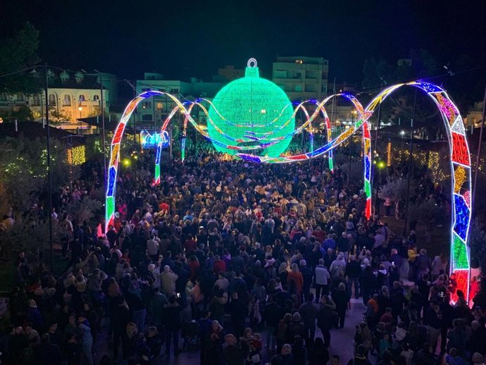Archivo - Navidad en Fuengirola en una imagen de archivo 
