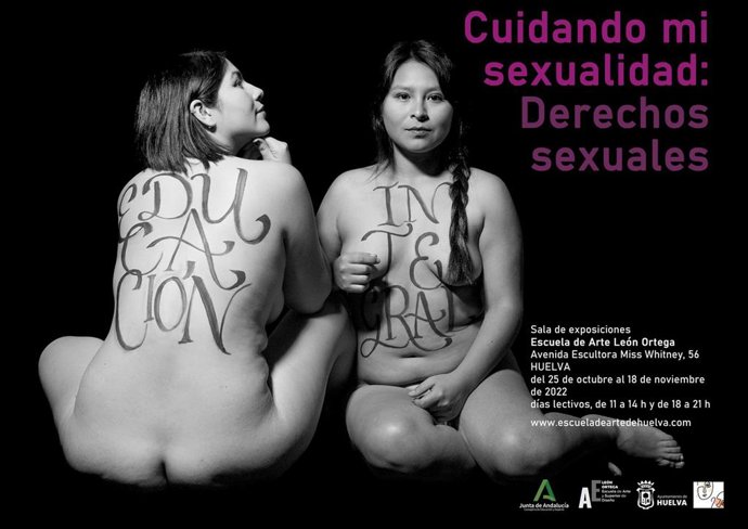 Cartel de la muestra 'Cuidando mi sexualidad: Derechos Sexuales'.