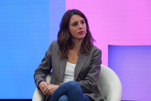 La ministra de Igualdad, Irene Montero, interviene durante el acto sobre Diversidad e Inclusión, en Fundación Diario Madrid, a 20 de octubre de 2022, en Madrid (España). El acto ha sido organizado por la red social Tik Tok.
