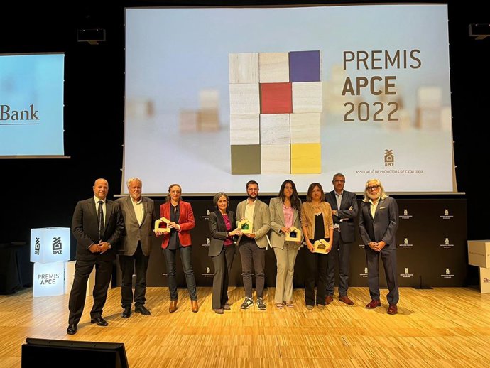 Entrega dels Premis APCE 2022, que han guardonat Culmia, Vimusa, PMP pret--porter cases i Sogeviso. El 25 d'octubre de 2022.
