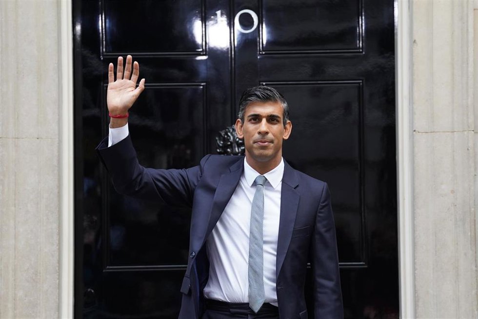 El primer ministro de Reino Unido, Rishi Sunak