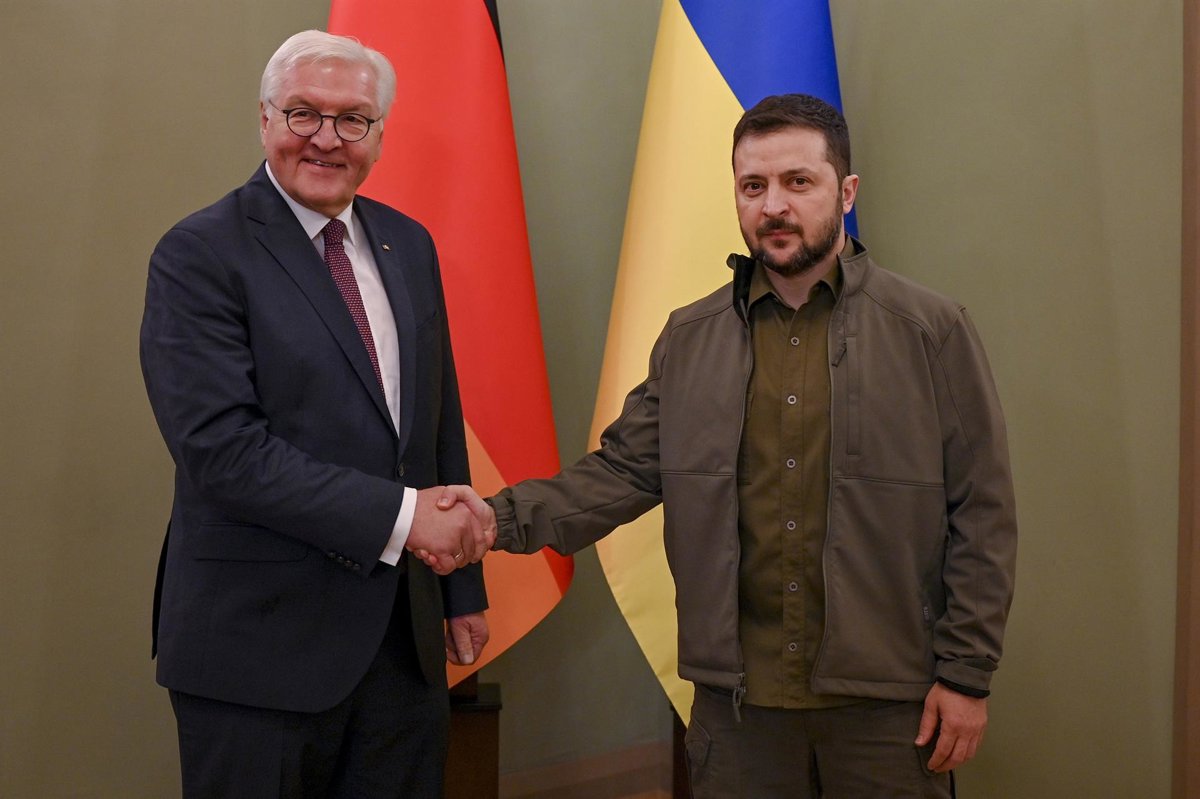 Der deutsche Präsident fordert Selenskyj auf, zwischen deutschen und ukrainischen Städten zu verdoppeln Der deutsche Präsident fordert Selenskyj auf, zwischen deutschen und ukrainischen Städten zu verdoppeln