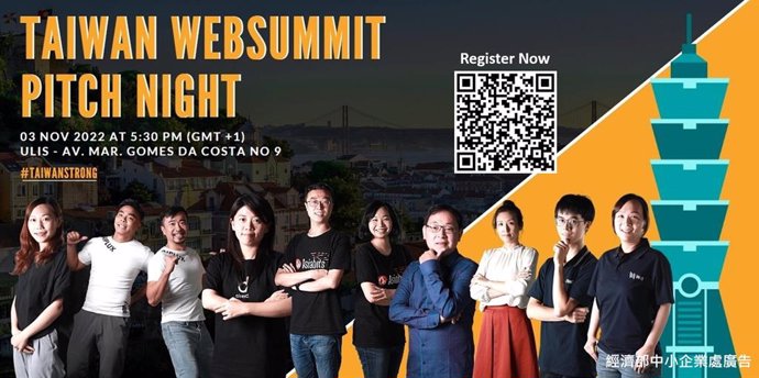 Taiwan Web Summit Pitch Night el 11/3.
