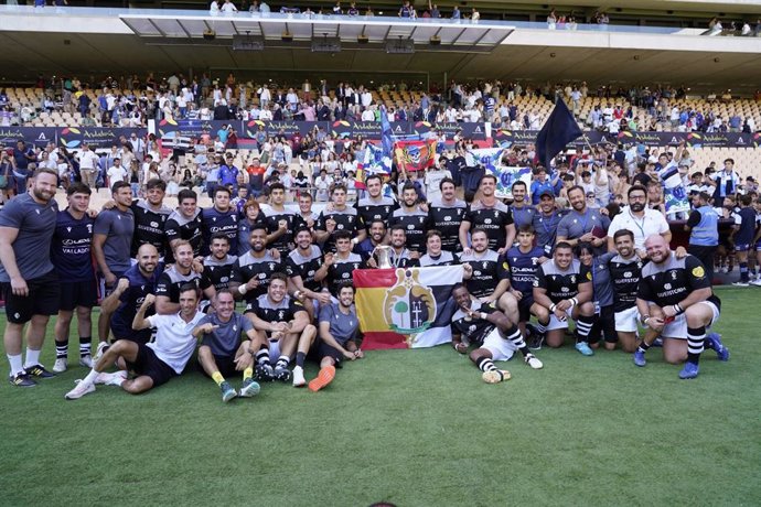 Archivo - El SilverStorm El Salvador alza su octava Copa del Rey de rugby