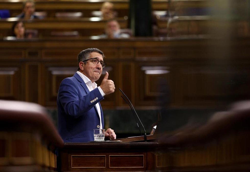 El portavoz del grupo socialista en el Congreso, Patxi López.