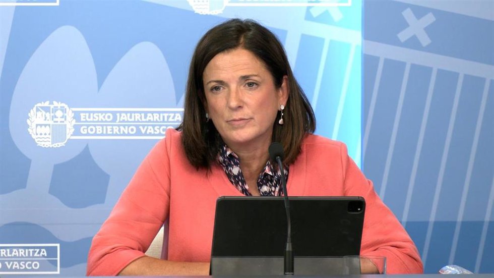 La consejera de Igualdad, Justicia y Políticas Sociales, Beatriz Artolazabal.