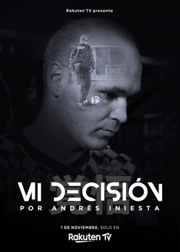 Póster oficial del documental 'Mi Decisión, por Andrés Iniesta'.