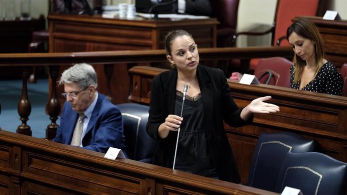 Archivo - La consejera de Derechos Sociales del Gobierno de Canarias, Noemí Santana
