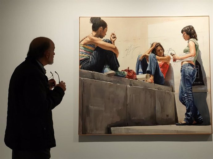 Una de las obras de la exposición 'Painting in love' en Salamanca.