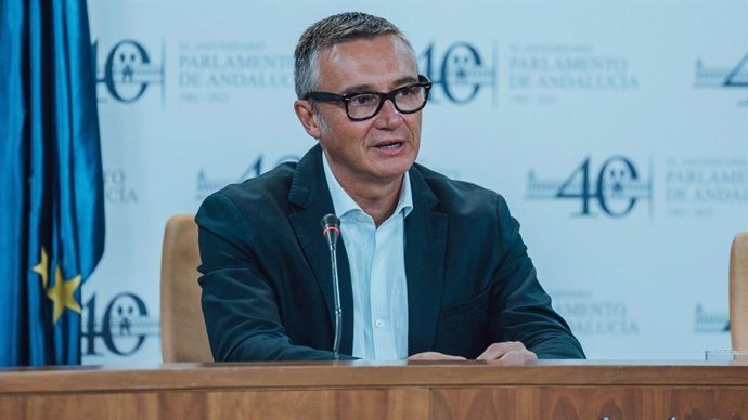 El portavoz de Vox en el Parlamento andaluz, Manuel Gavira, en una fotografía de archivo