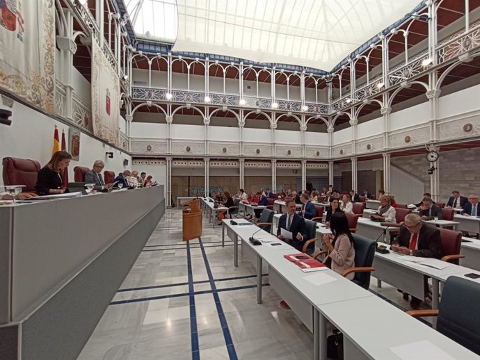 Sesión plenaria en la Asamblea Regional de Murcia