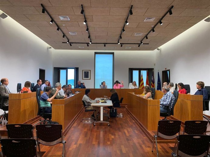Pleno del Ayuntamiento de Ibiza.