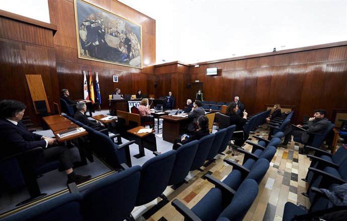 Archivo - Pleno del Ayuntamiento de Santander