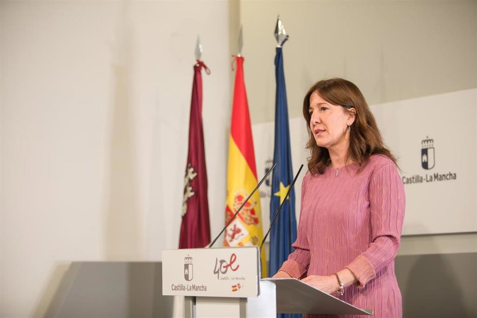 La consejera portavoz Blanca Fernández