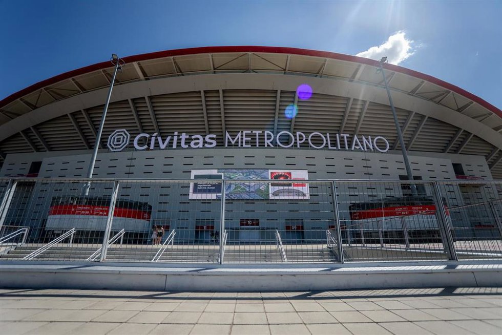 Archivo - Exterior del estadio deportivo Cívitas Metropolitano