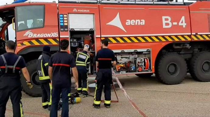 Imagen de uno de los momentos del simulacro