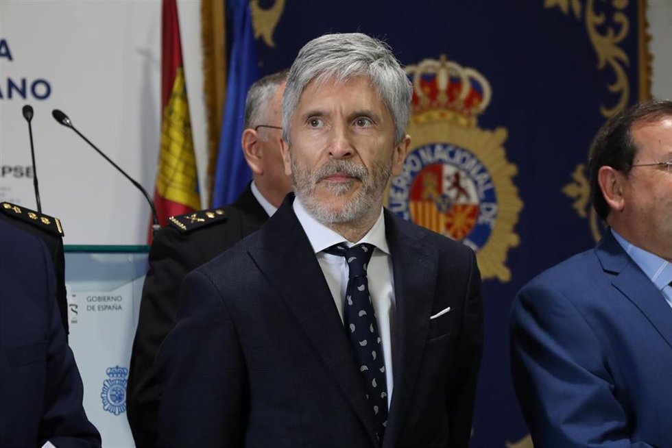 Archivo - El ministro del Interior, Fernando Grande-Marlaska