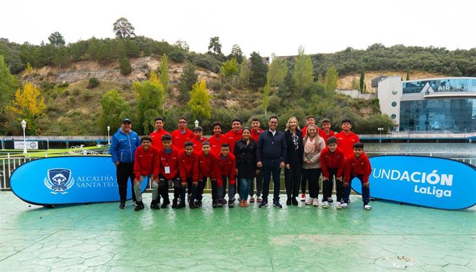 Participantes del Campus Internacional LaLiga Valores para Ganar, organizado por la FUNDACIÓN LaLiga.