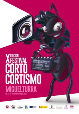 Cartel del Festival Corto Cortismo de Miguelturra