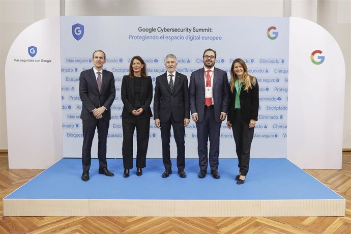 Evento 'Google Cybersecurity Summit: Protegiendo el espacio digital europeo' celebrado en Madrid