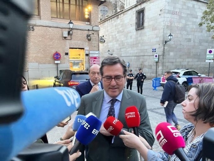 El presidente de la Confederación Española de Organizaciones Empresariales (CEOE), Antonio Garamendi