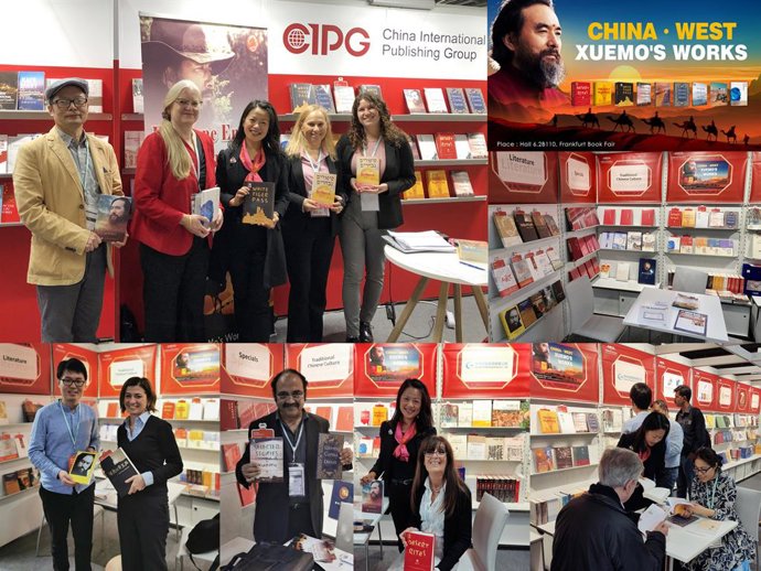 Publishing Houses, Copyright Agencies, Translators, Literature Fans Gathered to Admire Chinese Writer Xue Mos Works at Frankfurter Buchmesse 2022.