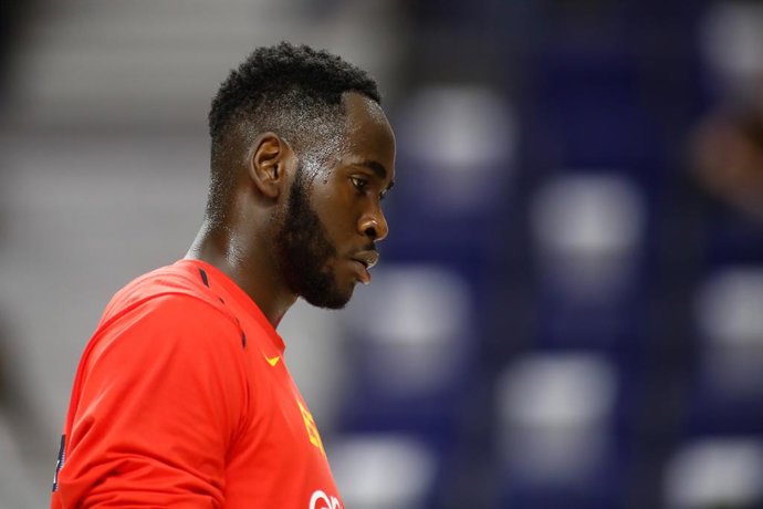 Archivo - Usman Garuba of Spain looks on during the Tokyo 2020 Challenge preparatory basketball match played between Spain and Iran at Wizink Center on July 05, 2021 in Madrid, Spain.