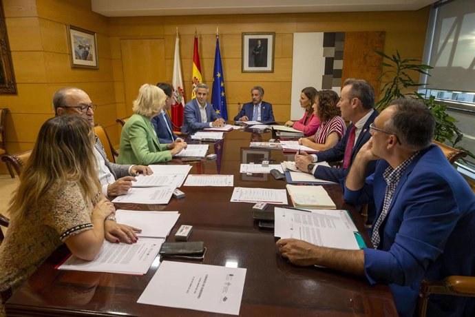 Reunión del Consejo de  Gobierno celebrada esta mañana.
