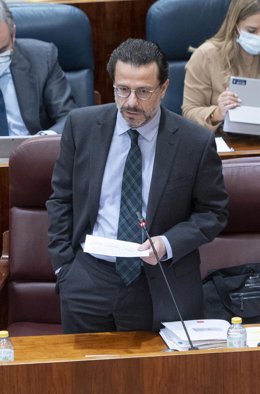 Archivo - El consejero de Economía, Hacienda y Empleo de la Comunidad de Madrid, Javier Fernández-Lasquetty. Archivo.