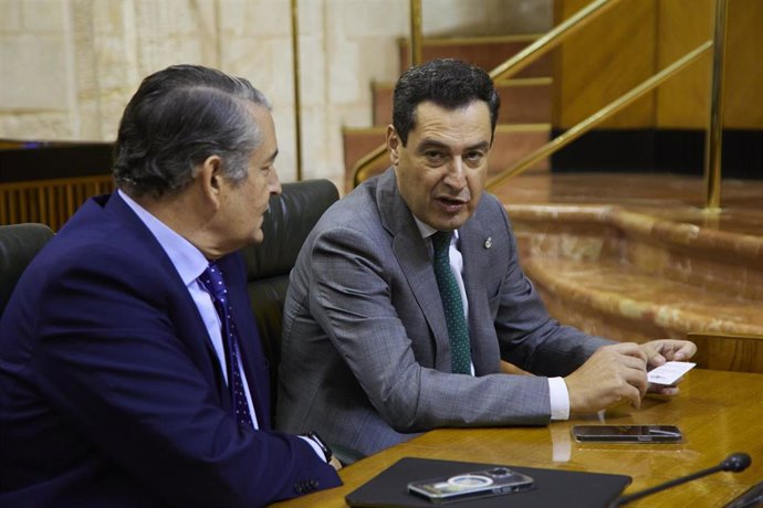 El presidente de la Junta de Andalucía, Juanma Moreno, en una fotografía de archivo
