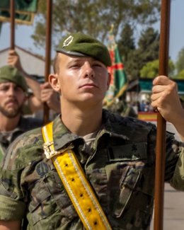 El caballero legionario Neil Gavalda Macias