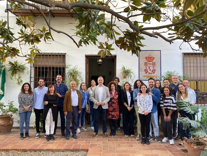 El presidente del IPBS, Francisco Ángel Sánchez (centro), en las jornadas 'Nuevas metodologías en participación infantil: retos tras la crisis del covid-19'.