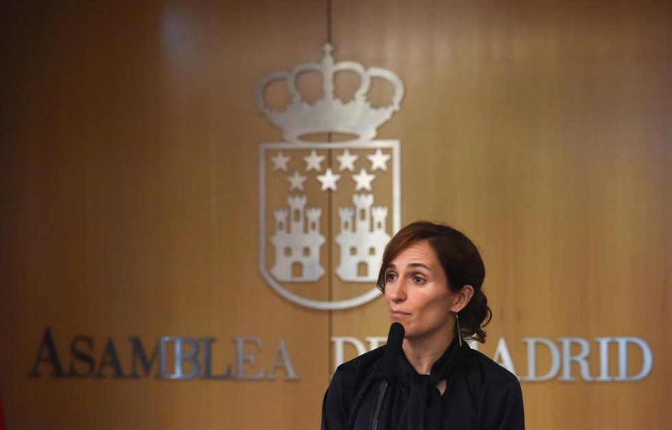 La portavoz de Más Madrid en la Asamblea de Madrid, Mónica García. Archivo.