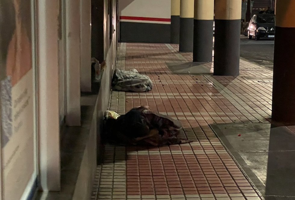 Personas sin hogar en Las Palmas de Gran Canaria