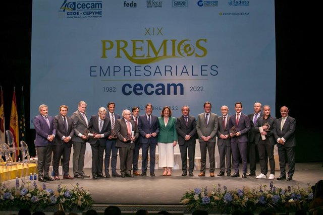 Entrega de los Premios Cecam en el Teatro Rojas de Toledo.