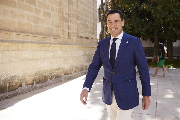 El presidente de la Junta de Andalucía, Juanma Moreno, en una fotgrafía de archivo