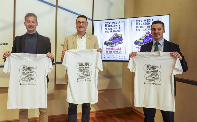 Presentación media maratón de Tordesillas.