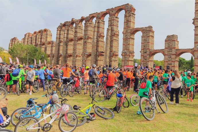 Día Escolar de la Bicicleta en Mérida