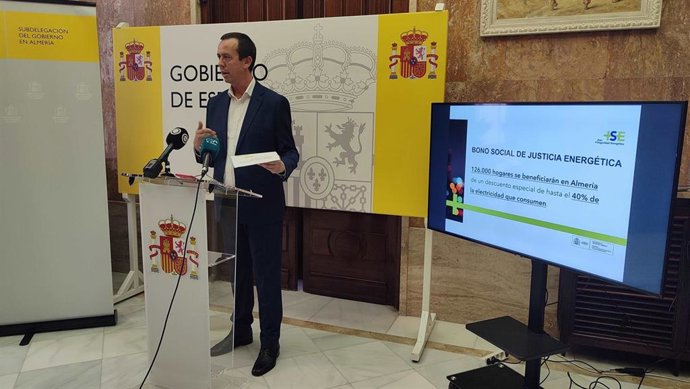 El subdelegado de Gobierno en Almería, José María Martín.