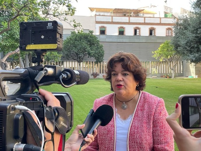 María Eugenia Moreno, portavoz del PP en la Diputación de Sevilla.