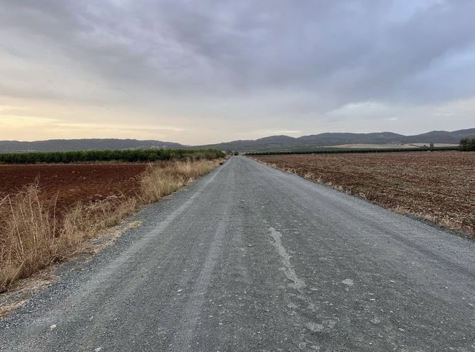 Camino del Membrillo, en El Priorato de Lora del Río, en Sevilla.