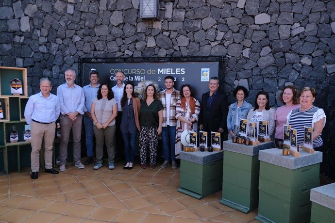 Ganadores del concurso de mieles convocado por el Cabildo de Tenerife