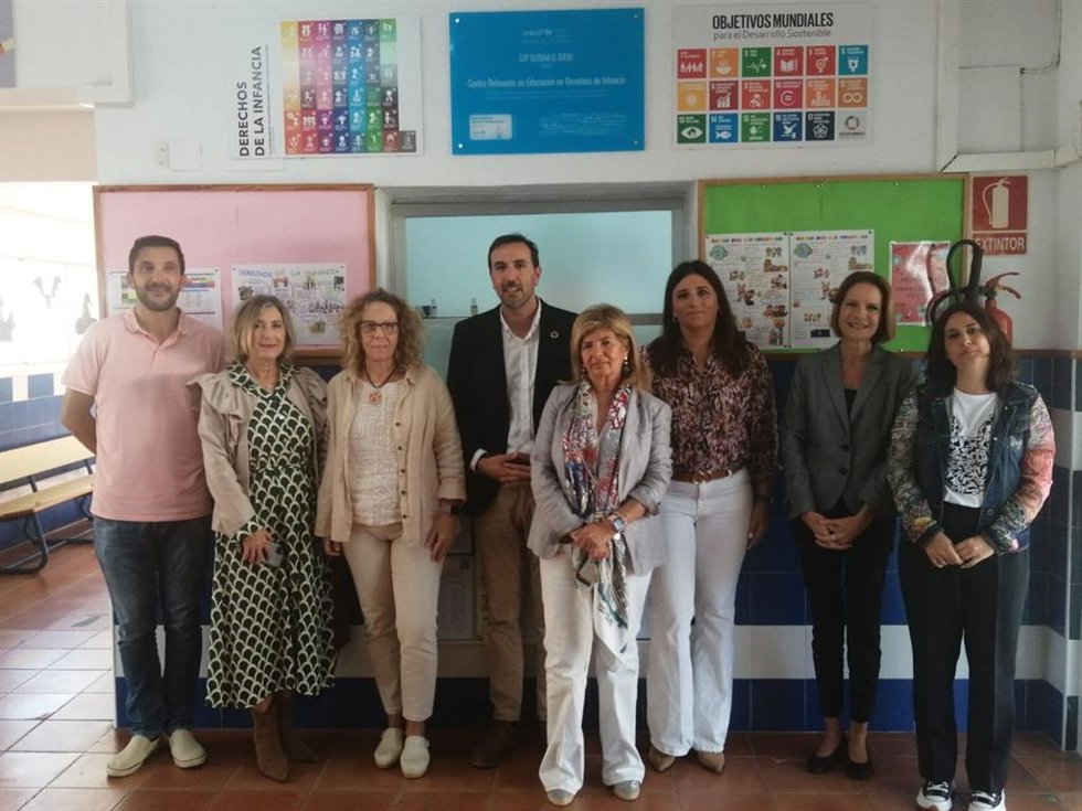 Paredes en el CEIP Guzmán el Bueno de Tarifa.