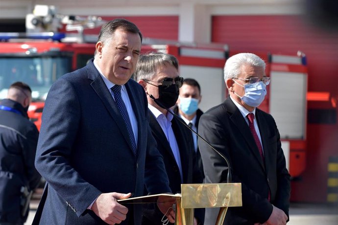 El líder serbobosnio, Milorad Dodik, presidente de la República Srpska.
