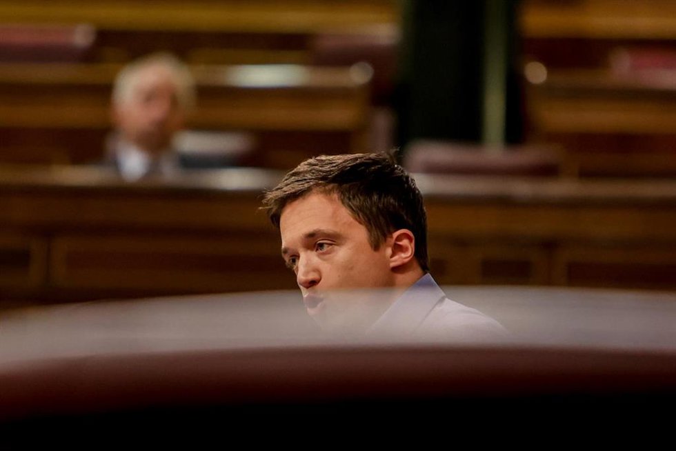 El líder de Más País, Iñigo Errejón, interviene durante un debate de totalidad del Proyecto de Ley de Presupuestos Generales del Estado para el año 2023