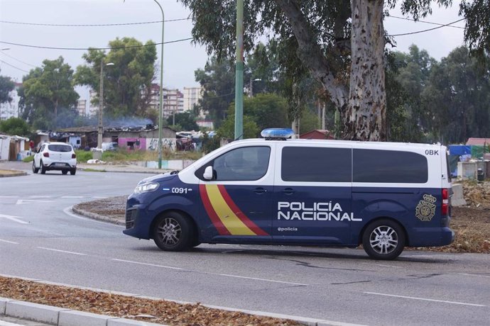 Un coche de la policía nacional 