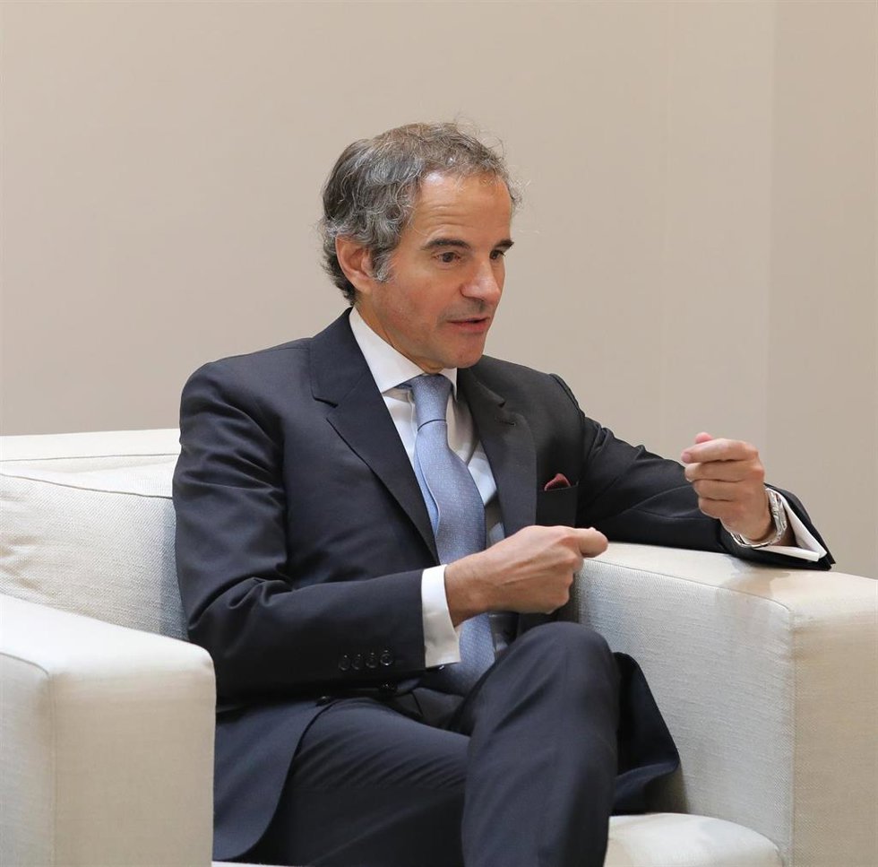 Archivo - Imagen de archivo del director general del Organismo Internacional de la Energía Atómica (OIEA), Mariano Grossi, en Madrid (España).