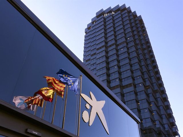 Archivo - Sede corporativa de CaixaBank en Barcelona